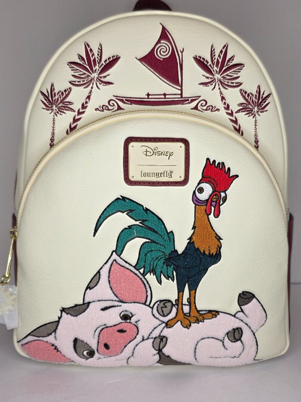 Loungefly Disney Moana Pua and Hei Hei Backpack NWT